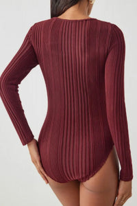 Ribbed Cut-Out Bodysuit view 8