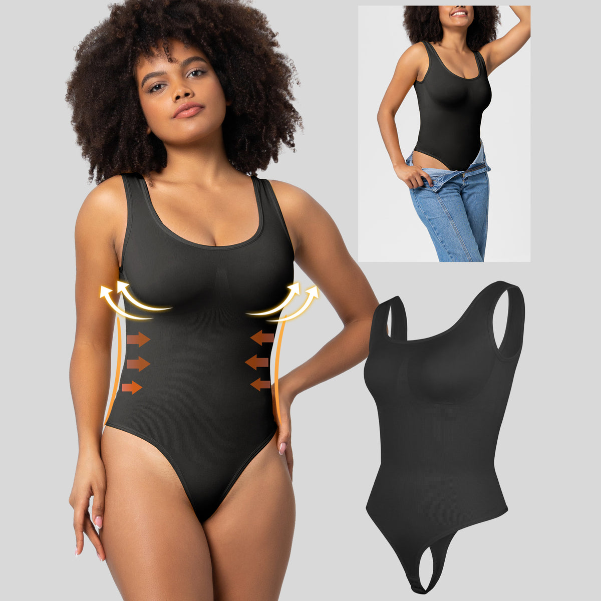 Built-In Bra Sculpting Bodysuit