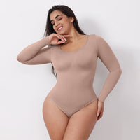 Long-Sleeve Thong Bodysuit view 3