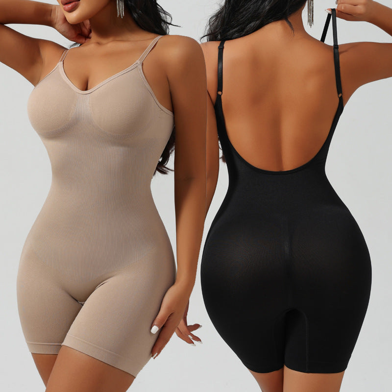 Firm-Control Backless Bodysuit