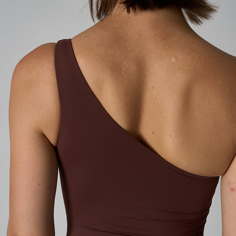One-Shoulder Second-Skin Bodysuit