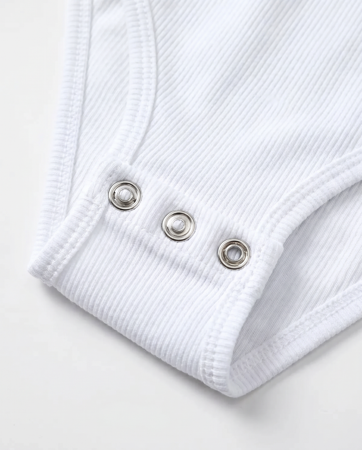 Ribbed Square-Neck Bodysuit
